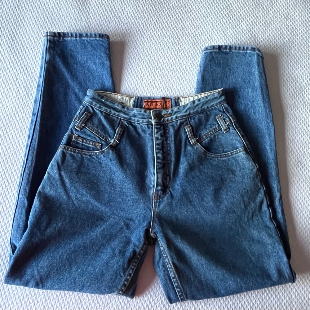 Vintage Jordache No Exit Denim Jean Size 7/8‎